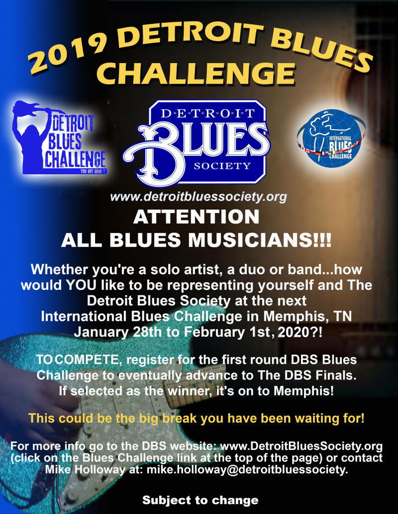 Who Digs The DBS? Detroit Blues Society